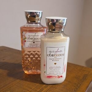 Bath & Body Works Gingham Gorgeous Body Wash and Lotion Set